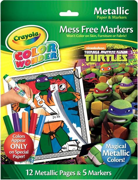 Crayola Colour Wonder Nickelodeon Teenage Mutant Ninja 